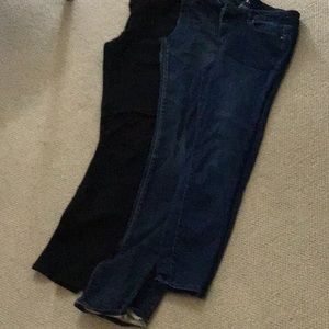 Three pair of jeans